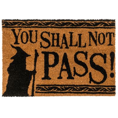 Sagan Om Ringen Dörrmatta 60x40cm
