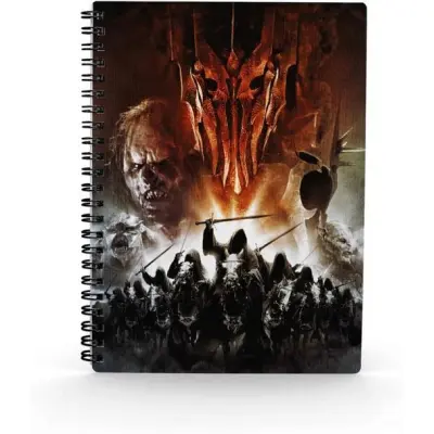 Sagan om Ringen Anteckningsblock - Mordor Evil Army - 3D Effekt Notizbuch - för None - flerfärgad