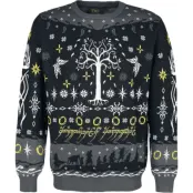 Sagan om Ringen Christmas jumper - Tree Of Gondor - S 3XL - för Herr - flerfärgad