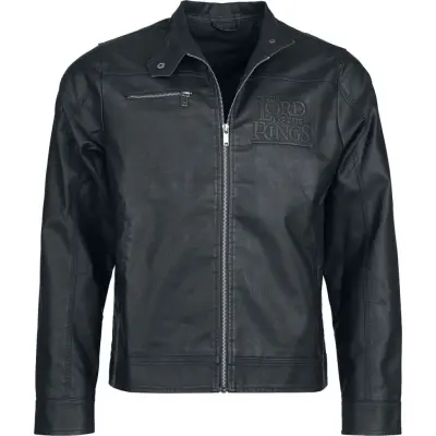 Sagan om Ringen - DC Comics Konstläderjacka - Der Herr Der Ringe - S XXL - för Herr - svart
