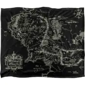 Sagan om Ringen Filtar - Middle Earth Map - för None - flerfärgad