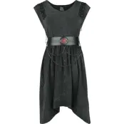 Sagan om Ringen - Gothic Halvlång klänning - Mordor - M XL - för Dam - svart