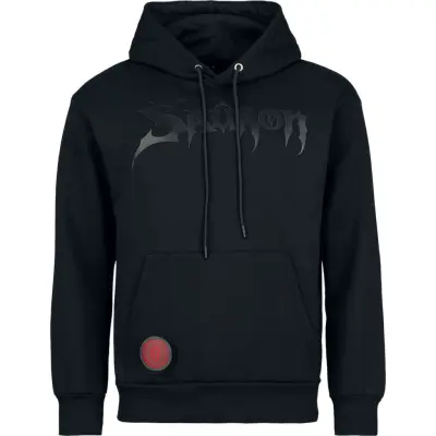 Sagan om Ringen Luvtröja - Heat Logo - Sauron - Black On Black - S XXL - för Herr - svart