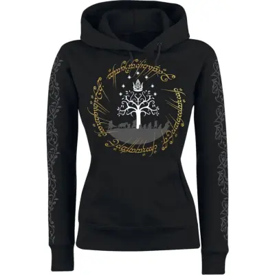 Sagan om Ringen Luvtröja - Journey - M XXL - för Dam - svart