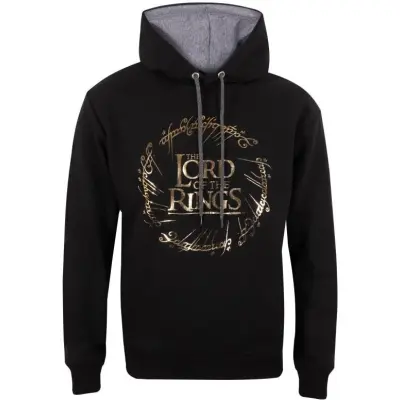 Sagan om Ringen Luvtröja - Logo - S XL - för Herr - flerfärgad