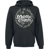 Sagan om Ringen Luvtröja - Middle Earth - M XXL - för Herr - svart