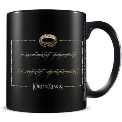 Sagan om Ringen Mugg - One Ring - för None - svart/guld