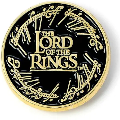 Sagan om Ringen Pin - Logo - för None - guldfärgad