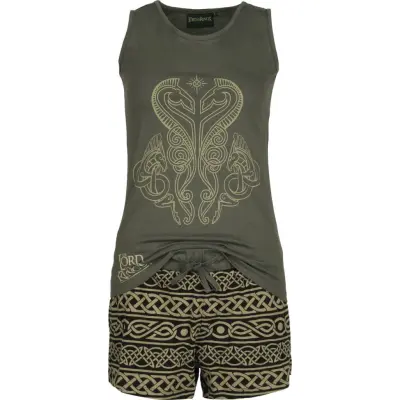 Sagan om Ringen Pyjamas - Rohan - S 3XL - för Dam - flerfärgad