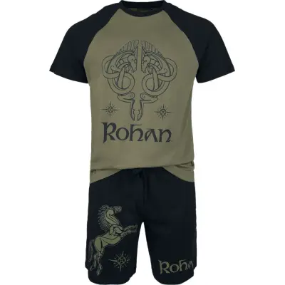 Sagan om Ringen Pyjamas - Rohan - S 3XL - för Herr - flerfärgad