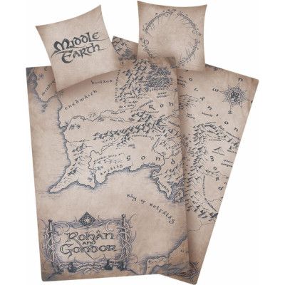 Sagan om Ringen Sängkläder - Middle Earth - för None - flerfärgad