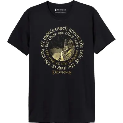 Sagan om Ringen T-shirt - All Middle Earth - S XXL - för  svart