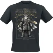 Sagan om Ringen T-shirt - Die Schlacht der Rohirrim - Helm Hammerhand - S 3XL - för Herr - svart