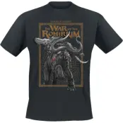 Sagan om Ringen T-shirt - Die Schlacht der Rohirrim - Rabid Mumak - S 5XL - för Herr - svart