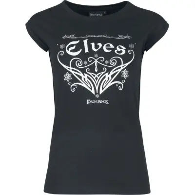 Sagan om Ringen T-shirt - Elves - S 3XL - för Dam - svart