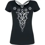 Sagan om Ringen T-shirt - Evenstar - S 5XL - för Dam - svart