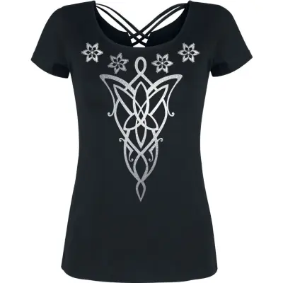 Sagan om Ringen T-shirt - Evenstar - S 5XL - för Dam - svart