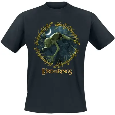 Sagan om Ringen T-shirt - Gollum Ring - M 3XL - för Herr - svart