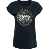 Sagan om Ringen T-shirt - Middle Earth - S M - för Dam - svart