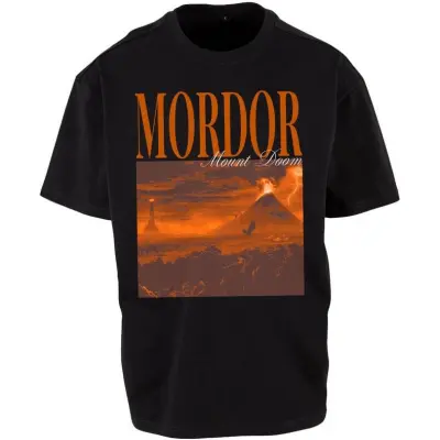 Sagan om Ringen T-shirt - Mordor Mount Doom - M 3XL - för Herr - svart