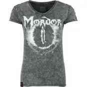 Sagan om Ringen T-shirt - Mordor - S XXL - för Dam - skiffer