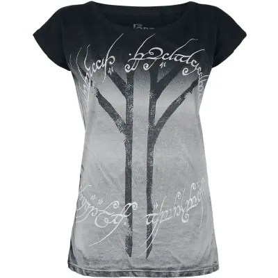 Sagan om Ringen T-shirt - Ring Speech - S XL - för Dam - grå