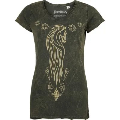 Sagan om Ringen T-shirt - Rohan - S 4XL - för Dam - flerfärgad