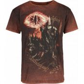 Sagan om Ringen T-shirt - Sauron - Eye Of Fire - S XXL - för Herr - flerfärgad