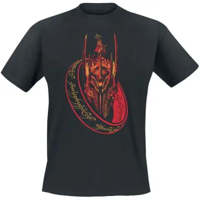 Sagan om Ringen T-shirt - Sauron Ring - S 3XL - för Herr - svart