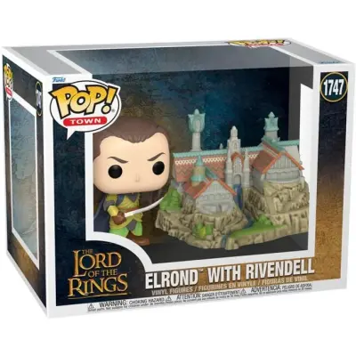 Sagan om Ringen - Elrond with Rivendelll (Pop! Town) Vinyl Figur 1747 - Funko Pop! - Funko Shop Europe