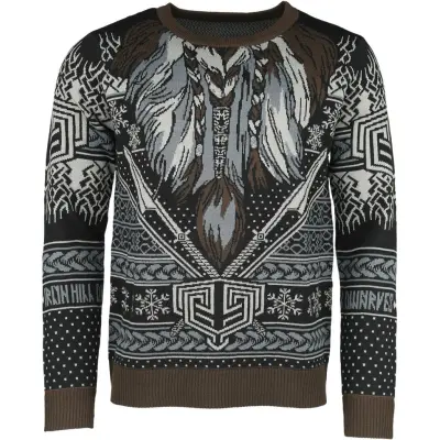 The Hobbit Christmas jumper - Bifur - S L - för Herr - flerfärgad
